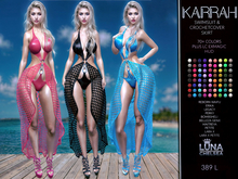 ❤️, Karrah Bikini and Crochet Cover up Outfit, 70+ colors,plus FX Hud