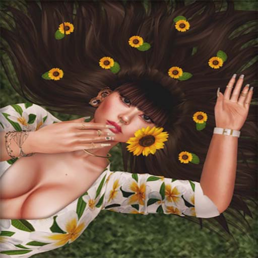 :: Ella Poses :: Pose 27 Sunflowers (Wear me)