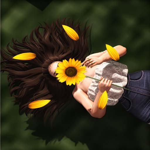 :: Ella Poses :: Pose 37 Petals Sunflowers(Wear me)