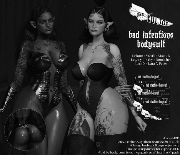 KILLJOY Bad Intentions Bodysuit DEMO