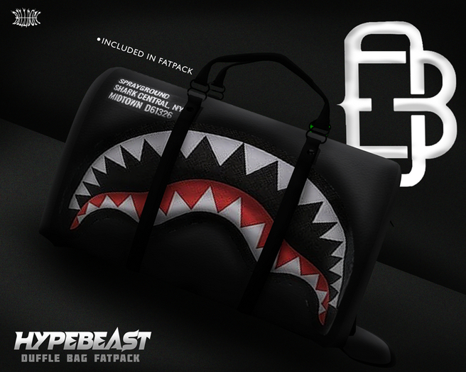 BET- "HYPEBEST" DUFFLE BAG BLACK