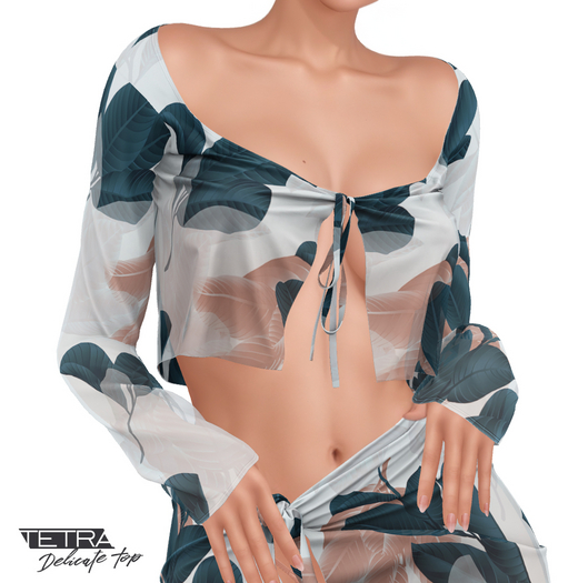 TETRA - Delicate Top (Guava Pattern)