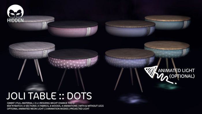 HIDDEN :: JOLI :: TABLE :: DOTS