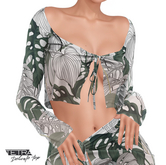 TETRA - Delicate Top (Monstera Pattern)