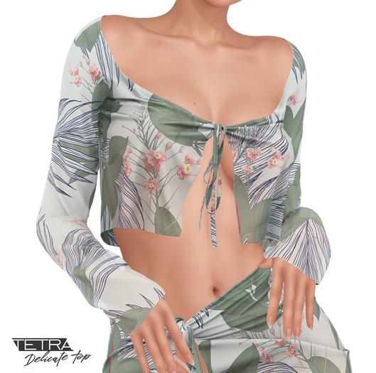 TETRA - Delicate Top (Poinciana Pattern)