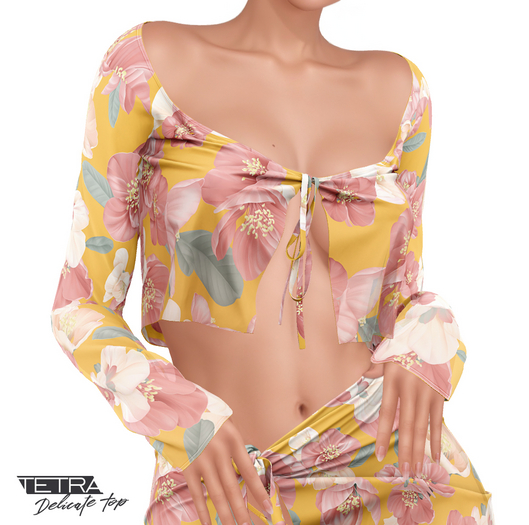 TETRA - Delicate Top (Quince Pattern)