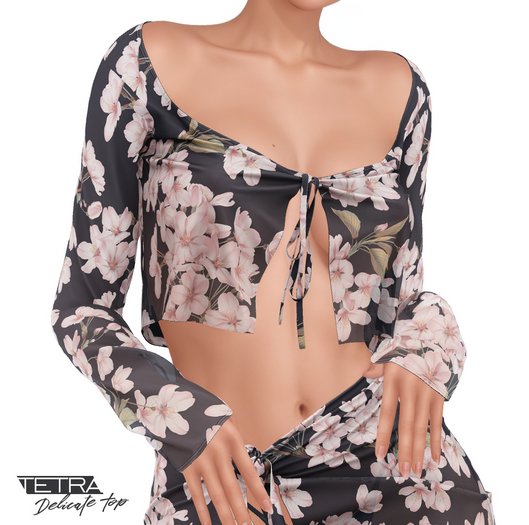 TETRA - Delicate Top (Sakura Pattern)