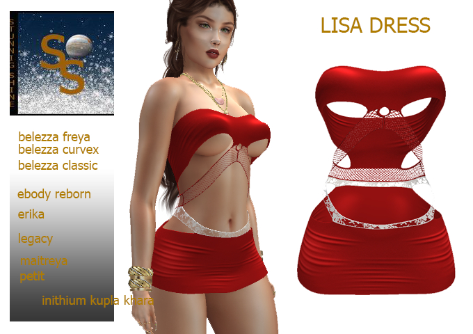 [ SS ] Lisa dress  ( Red)