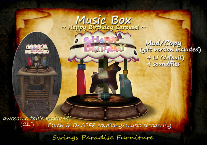 Music Box ~Happy Birthday Carousel~ V02