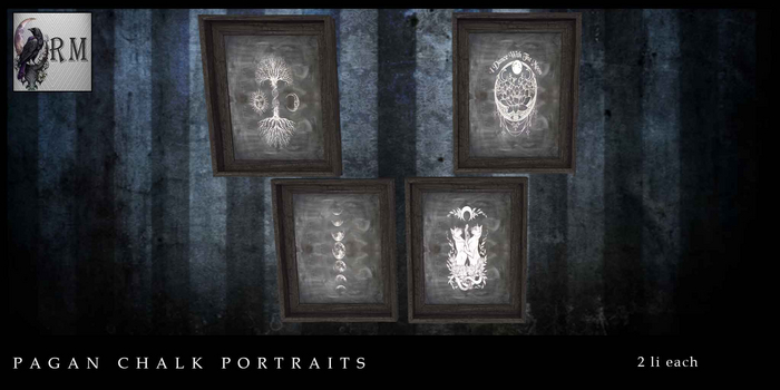 Raven's Muse Pagan Chalk Signs