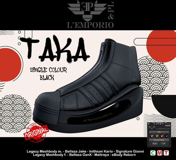 L'Emporio&PL::*Taka*::-Sneakers -Black-