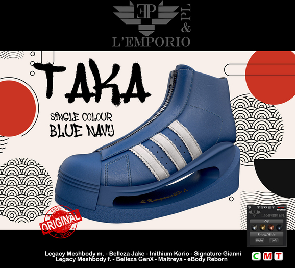 L'Emporio&PL::*Taka*::-Sneakers -Blue Navy-