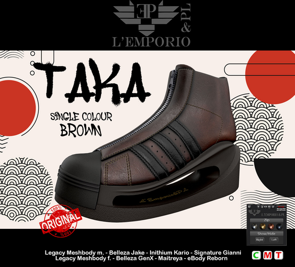 L'Emporio&PL::*Taka*::-Sneakers -Brown-