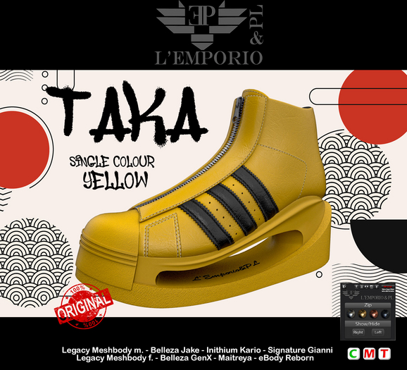 L'Emporio&PL::*Taka*::-Sneakers -Yellow-