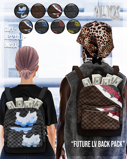 ALYX. Future LV Back Pack (Fat-Pack)