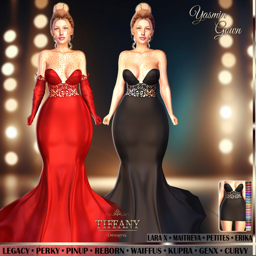 ::TD:: Yasmin Gown [Mesh] + Lara X