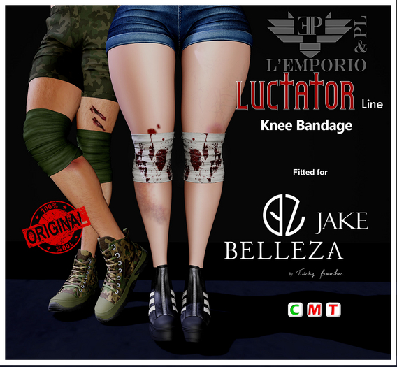 L'Emporio&PL::*Luctator*::-Knee Bandage-[Belleza Jake]