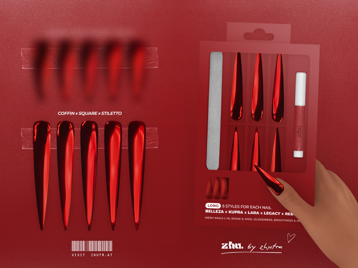 zhu. Torch long nails