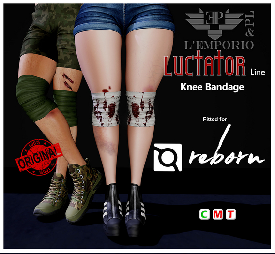 L'Emporio&PL::*Luctator*::-Knee Bandage-[eBody REBORN]