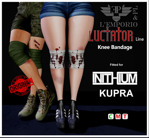 L'Emporio&PL::*Luctator*::-Knee Bandage-[INITHIUM KUPRA]