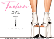 Tantrum - Payton Tippy Toe Heels - Monochromes