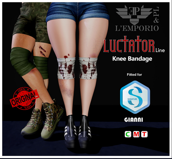 L'Emporio&PL::*Luctator*::-Knee Bandage-[Signature Gianni]