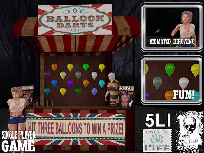 Grimly Fiendish - Balloon Darts