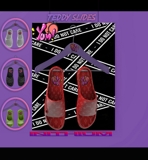 Yum -TEDDY SLIDES  FATPACK