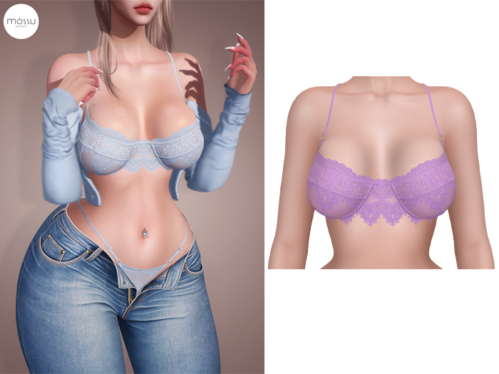 Mossu - Alyssa Bra - Lilac 