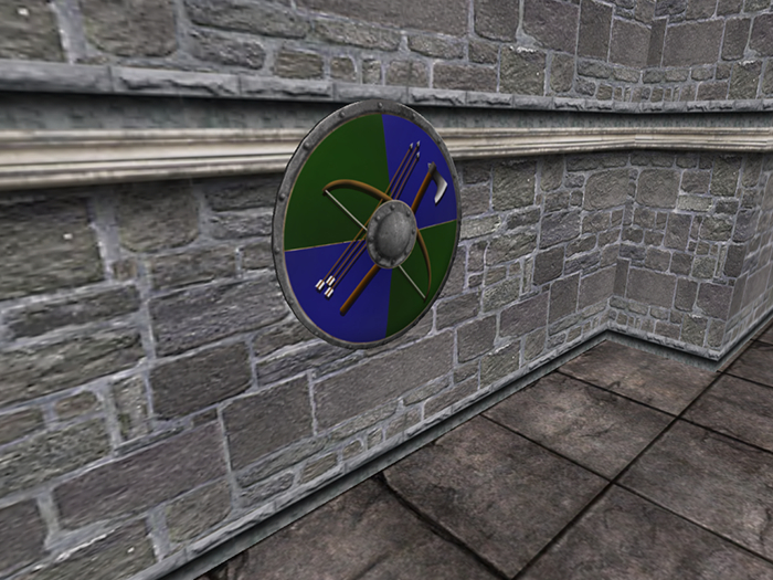 [KURD] Workshop - DECOR - SHIELD_ROUND - GREEN_BLUE - 05