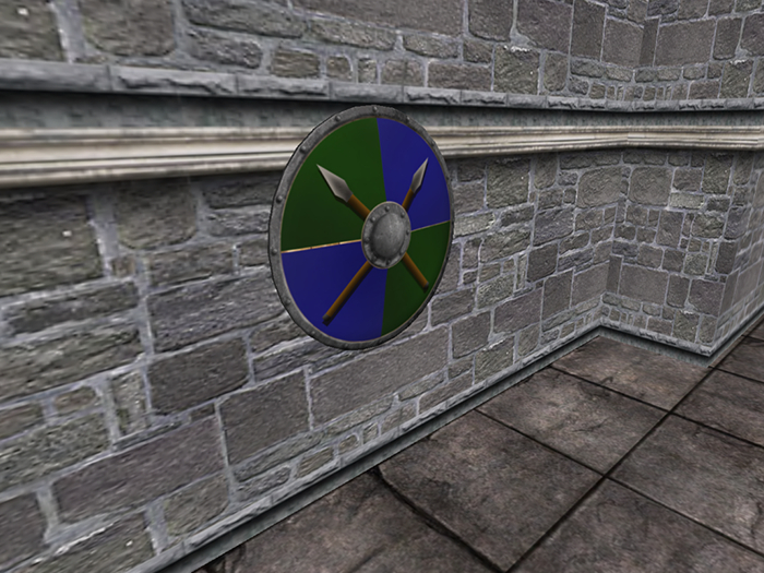 [KURD] Workshop - DECOR - SHIELD_ROUND - GREEN_BLUE - 03