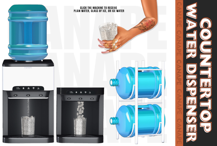 [Canape] Countertop Water Dispenser - WHITE