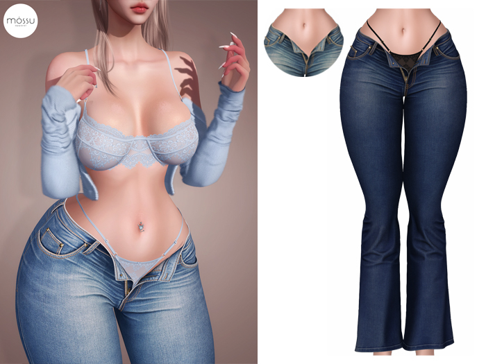 Mossu - Alyssa Jeans - Midnight 