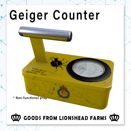 Lionshead Farms Geiger Counter (boxed)