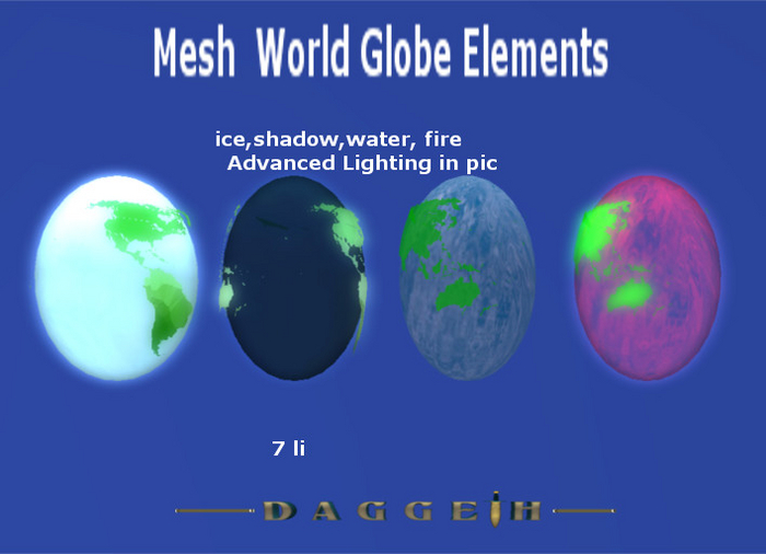 World Globe Elements pack   - [DAGGETH]*