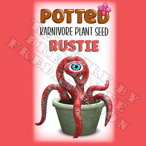 Potted: Karnivore Plant Seed: Rustie (ACTUAL PLANT SEED) - Retired!