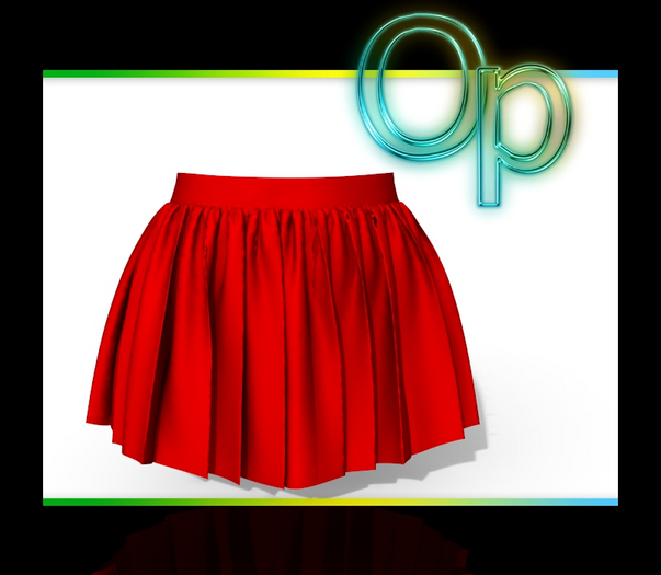 Red Tasha Skirt
