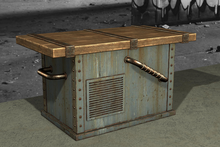 {Unflat Stuff} Industrial/Steampunk table