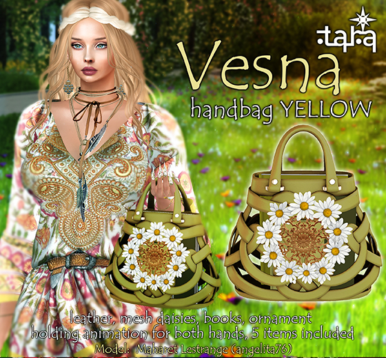 ~TARA~Vesna handbag yellow