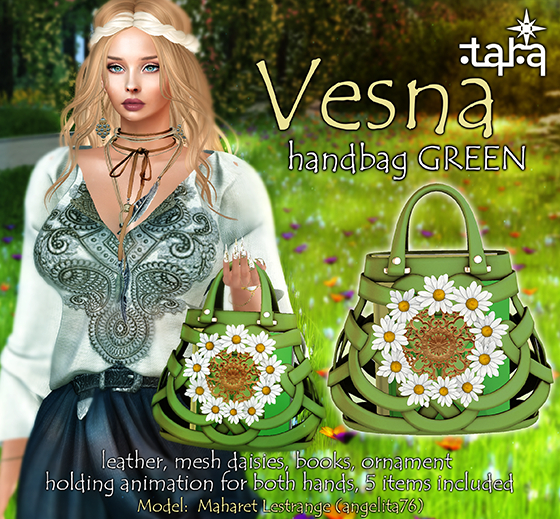 ~TARA~Vesna handbag green