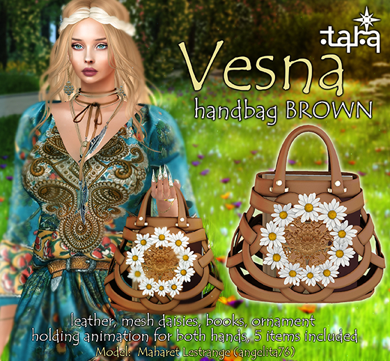 ~TARA~Vesna handbag brown