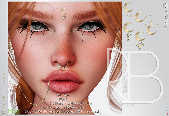 ::R.Bento:: Moon Bindi V2 -metallic series-Lel EvoX-BOM F -ADD-