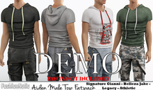 Demo Top Aiden Fatpack - Signature Gianni, Belleza Jake, Legacy, Athletic - FashionNatic 