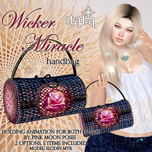 ~TARA~Wicker Miracle handbag fairy