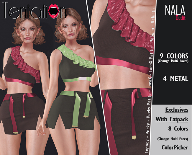 * TentatioN * FATPACK Outfit NALA (Unpacker)