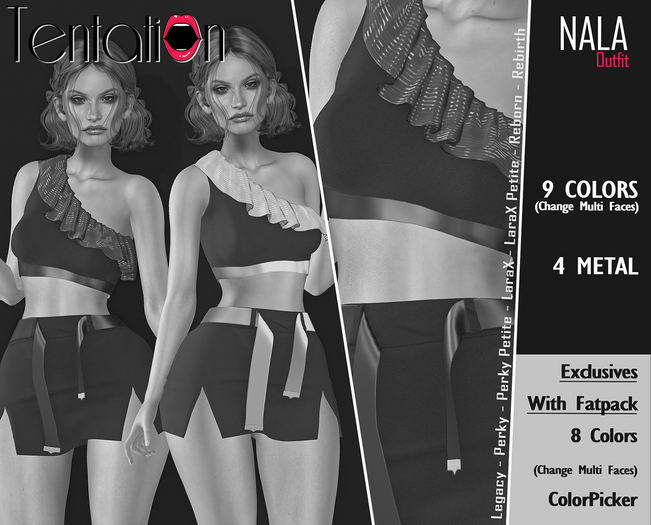 * TentatioN * DEMO Outfit NALA (Unpacker)