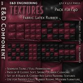 [FLR140] 8 Black and Cherry Red Latex Textures Cherry Red Vinyl Cushion Textures Cherry Red PVC by E&D ENGINEERING