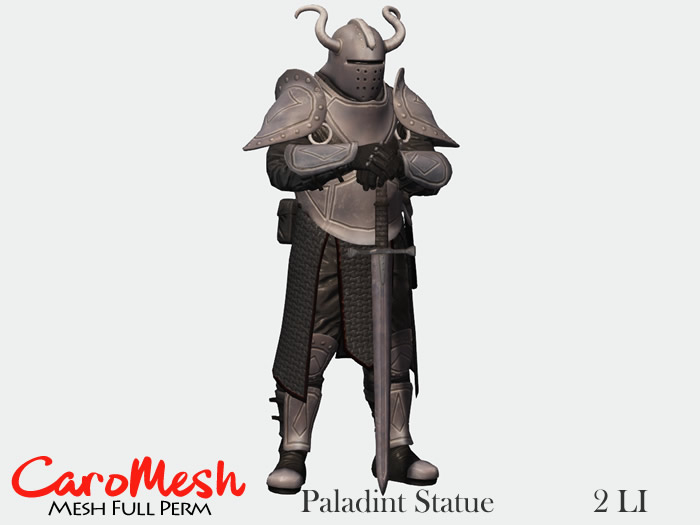 Caro Mesh Full Perm * Paladin Statue -unpacker