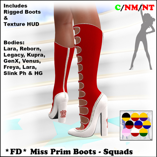 *FD* Miss Prim Boots [Boxed] Squads