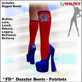*FD* Dazzler Boots [Boxed] Patriots